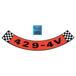 1969-71 429 4V Air Cleaner Decal