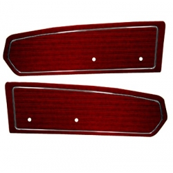 1968 Maroon Standard Door Panels
