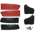 1965 Red Coupe Door Panel Kit