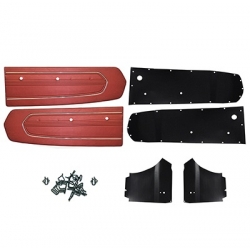 1967 Red Coupe Door Panel Kit