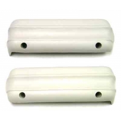 1971-73 Standard Arm Rest Pads, White Pair