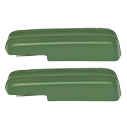 1971-73 Standard Arm Rest Pads, Medium Green Pair