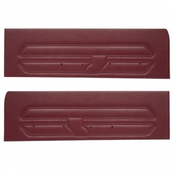 1969 Standard Door Panels, Dark Red