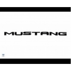 2010-13 Mustang Trunk Letters BLACK