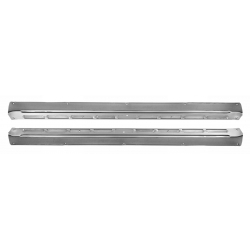 1965-68	Door Sill Scuff Plates, Heavy Gauge Stainless (Coupe & Fastback)