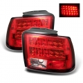 99-04 LED Tail Lights - Red Clear (PAIR)