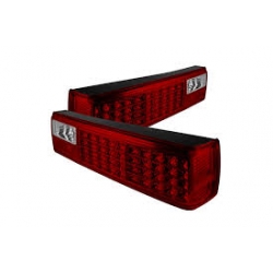 87-93 LED Tail Lights - Red Clear (PAIR)
