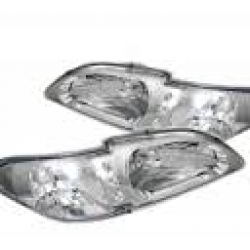 94-98 LED Crystal Headlights W/ Corner Lights - Chrome (PAIR)